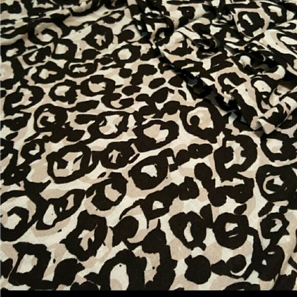 Elena Solano Linen Animal Print Ruffle Halter Top Sleeveless - Picture 5 of 14